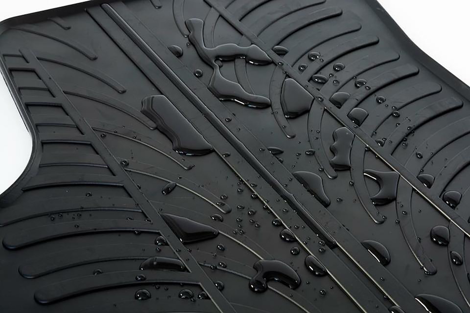 Design 5 erhöhtem Schwarz für CR-V Rand Farbe Honda Gummi Automatten Fußmatten passgenau Gummimatten passend Aroba 11.2012-08.2018 mit tlg |