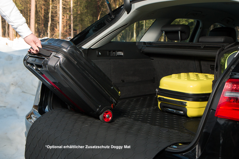 Design Kofferraumwanne passend mit GLC ab Benz Kofferraummatte | passgenau Mercedes erhöhtem X253 für BJ. 09.2015> Rand Aroba