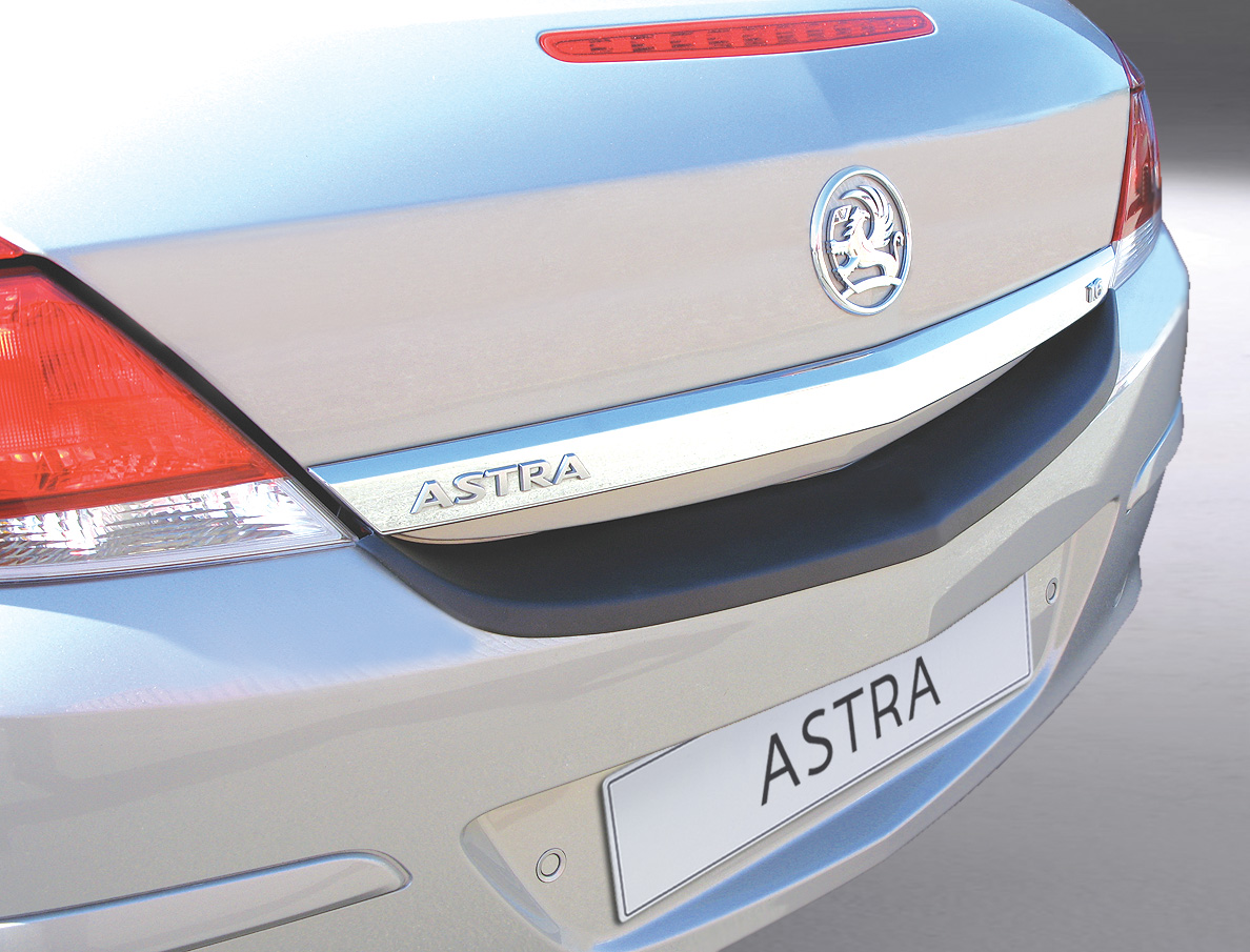 Ladekantenschutz mit ab 05.2006 Abkantung Aroba passend BJ. | bis H Astra 11.2006 (Cabrio) für schwarz Opel Top Twin ABS Farbe