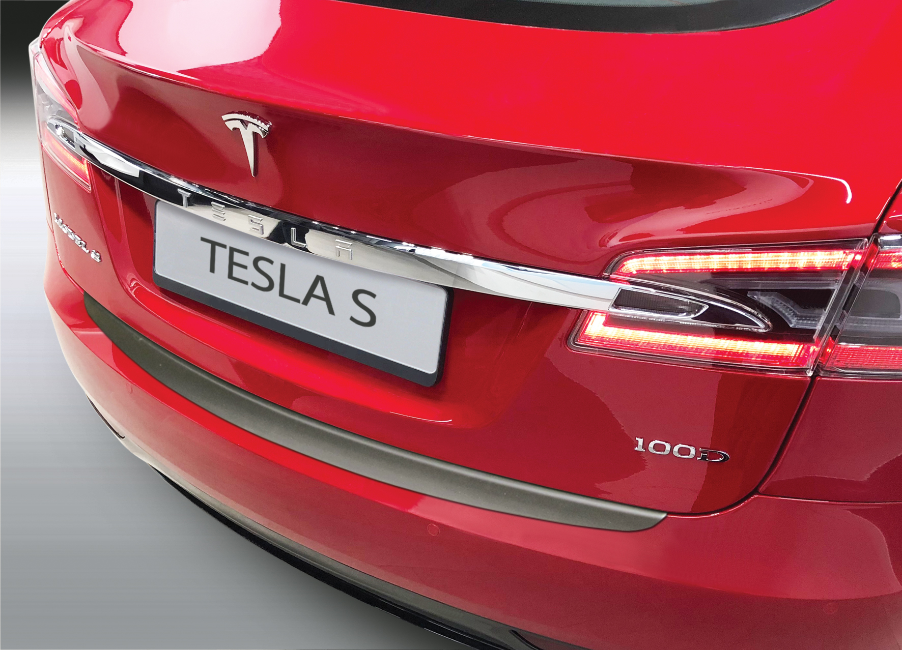 Ladekantenschutz mit Abkantung passend für Tesla MODEL S ab BJ