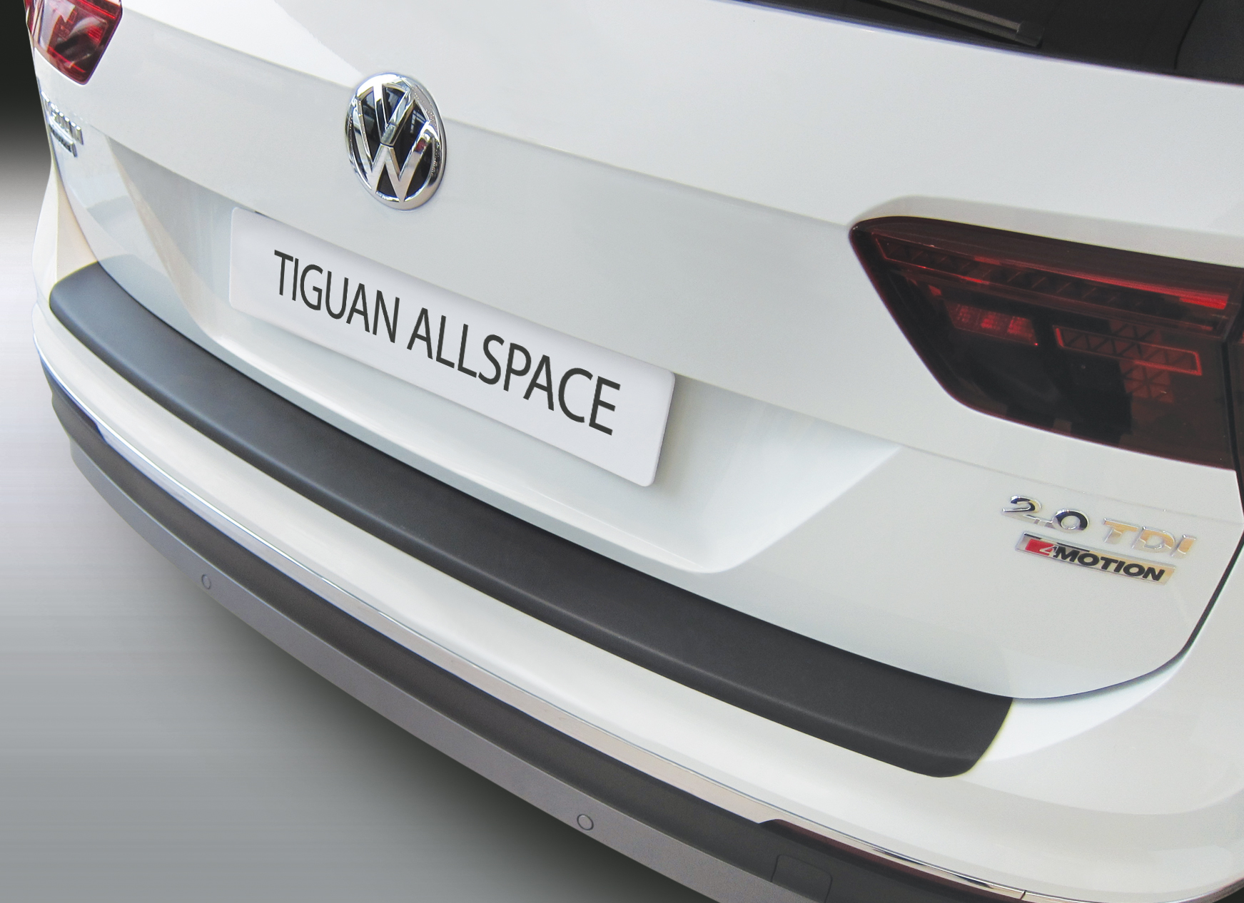 tuning-art Ladekantenschutz L3040 Edelstahl passgenau für VW Tiguan 2 und  Allspace 2016