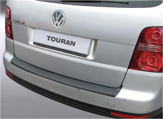 Ladekantenschutz mit Abkantung passend für Volkswagen Touran VW ab BJ.  03.2003 bis 07.2010 ABS Farbe schwarz