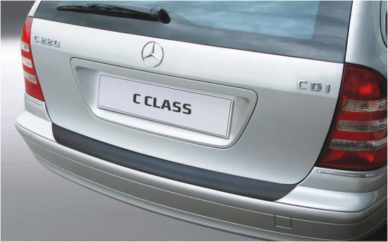 Kombi) Klasse passend Aroba Farbe ( für Modell Mercedes BJ. (W203T) Ladekantenschutz Abkantung ab Benz schwarz C bis ABS | 09.2007 2001 T mit