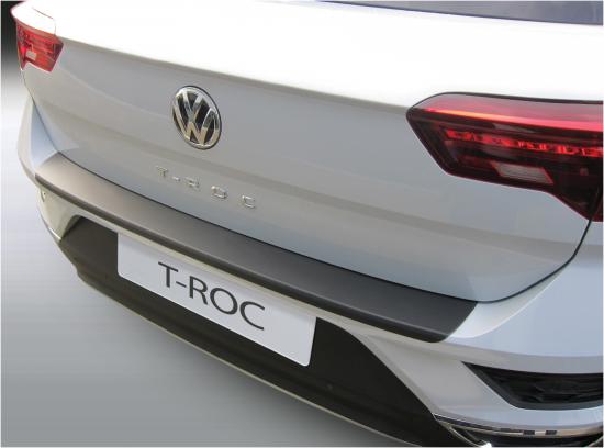 VW T-Roc Edelstahl Carbon Ladekantenschutz